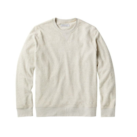 Outerknown Sweater Hightide Crew (Small - Large) Oatmeal Heather - Must - Have for Surfers