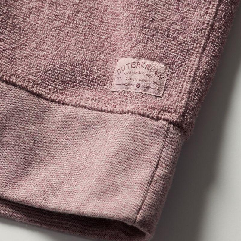 Outerknown Sweater Hightide Crew (Small-XLarge) Heather Nirvana - Must-Have for Surfers