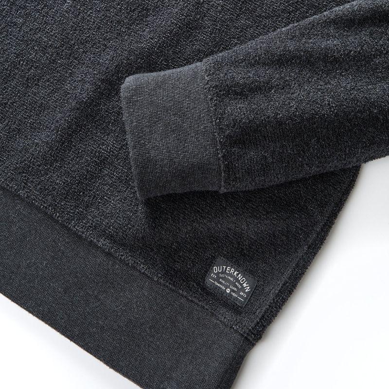 Outerknown Sweater Hightide Crew (Small-XXLarge) Heather Black