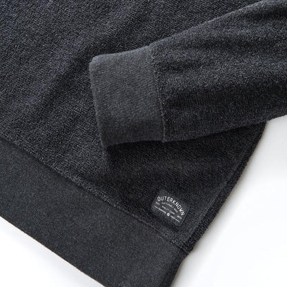Outerknown Sweater Hightide Crew (Small-XXLarge) Heather Black