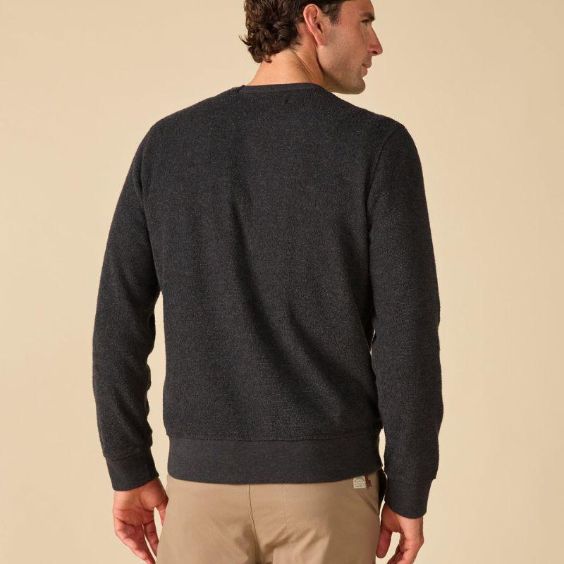 Outerknown Sweater Hightide Crew (Small-XXLarge) Heather Black