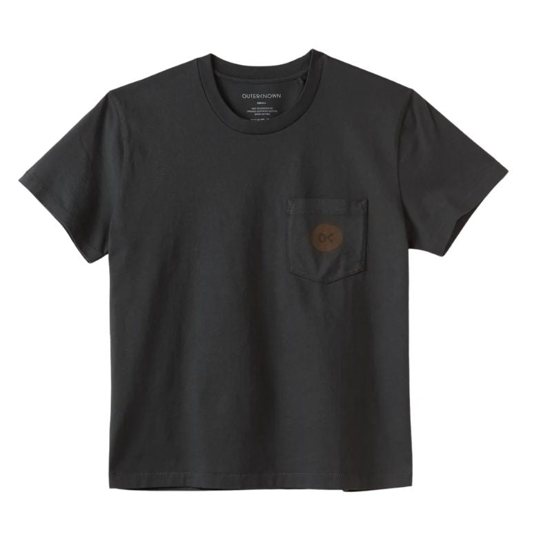 OUTERKNOWN T-Shirt Bailey Elder (Small - XXLarge) Washed Black - Must - Have for Surfers
