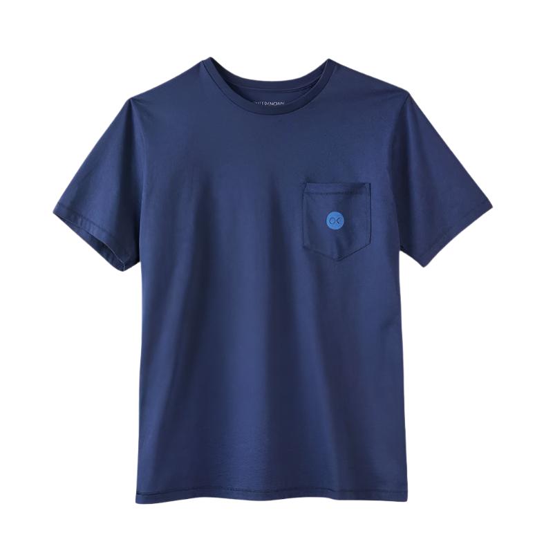 OUTERKNOWN T-shirt Dot Pocket Dark Navy - CLOTHING - [Surfboards Surf Shop and Clothing Boutique Honolulu]