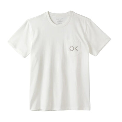 OUTERKNOWN T-Shirt Stencil Pocket (Small - Large) Salt - Must - Have for Surfers