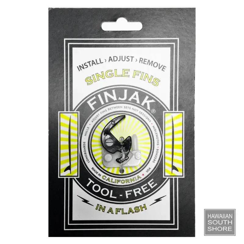 Pelican Finjak Longboard Single Fins No Screw & Plate Orca Black & White - Must-Have for Surfers