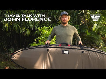 VEIA John John Florence Wheeled 4 Board Travel Bag Coyote