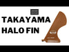 Takayama HALO CENTER FIN 7.5"-10.5"/Clear Color