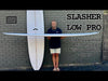 CJ Nelson SLASHER LOW PRO (9'3-9'6) Single Fin Thunderbolt Black Tan Brushed Carbon