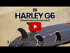 Harley Ingleby G6 (9'1) 4+1 Fin Thunderbolt Black Grey Carbon