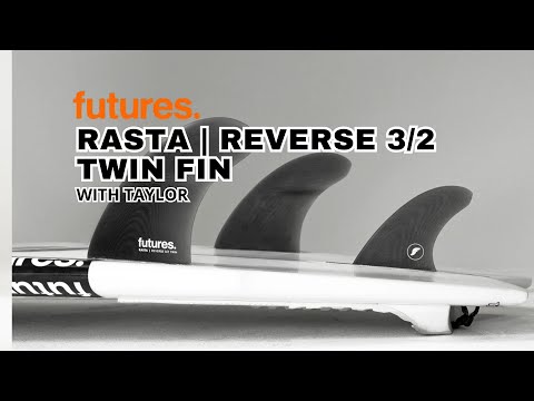 Futures TWIN+1 Rasta Reverse 3/2 Fiberglass Smoke