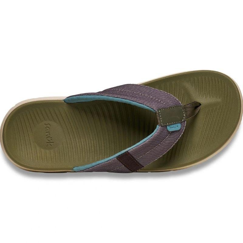 Sanuk Sandal Men's Beer Foamie - Olive - Must-Have for Surfers