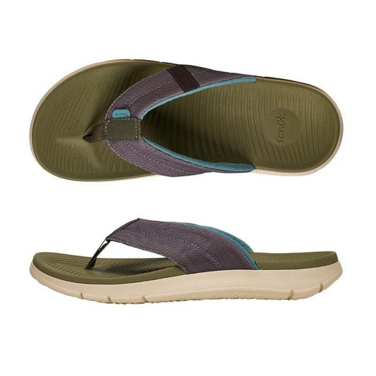 Sanuk Sandal Men's Beer Foamie - Olive - Must-Have for Surfers