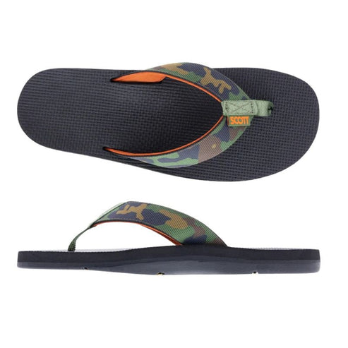 Scott Sandal Kaikane Green Camo at Hawaiian South Shore