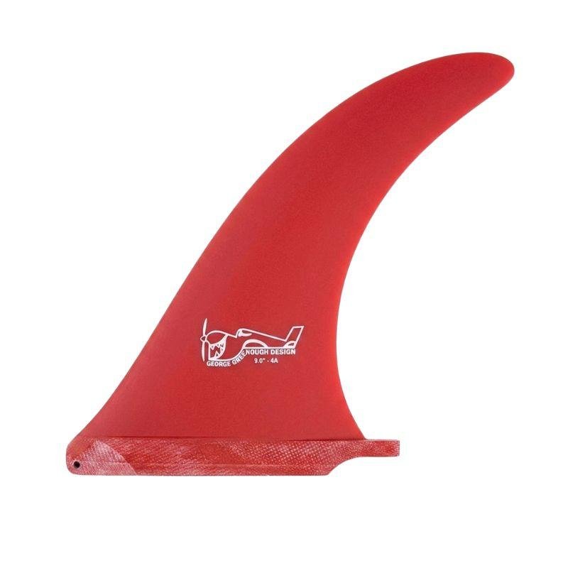 SINGLE FIN True Ames Greenough 4A Solid Red - Must-Have for Surfers