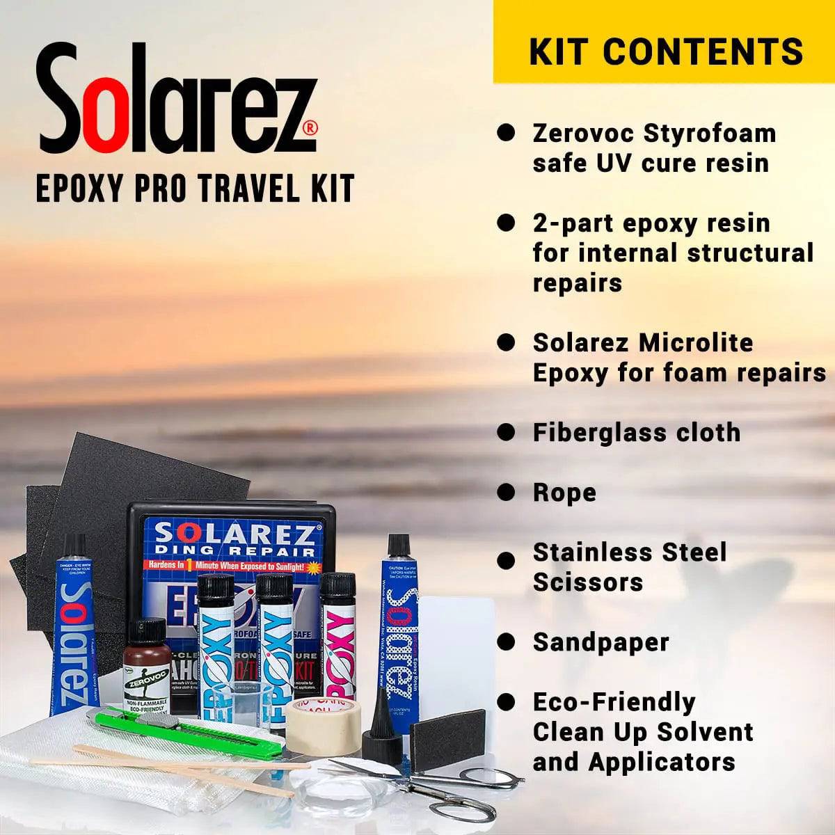 SOLAREZ Epoxy Pro Travel Kit - Hawaiian South Shore