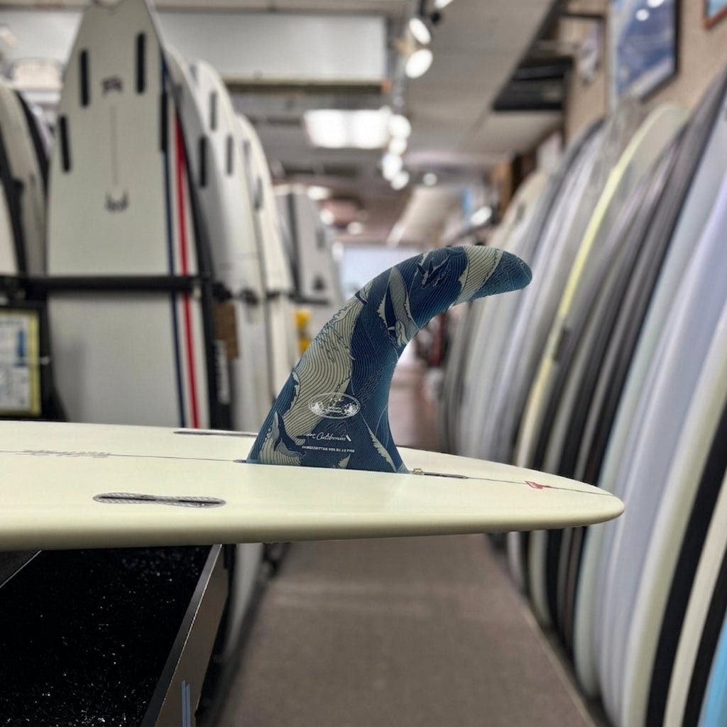 Takayama DT Flex Fin (9" - 10") Fabric Blue Whale - Must-Have for Surfers