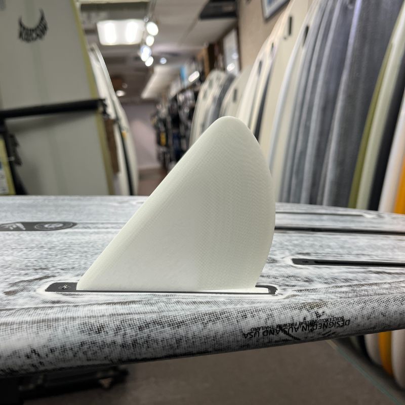 Takayama FUTURES Halo Longboard Side Bite (3 3/4 - 4 3/4) White - Must - Have for Surfers