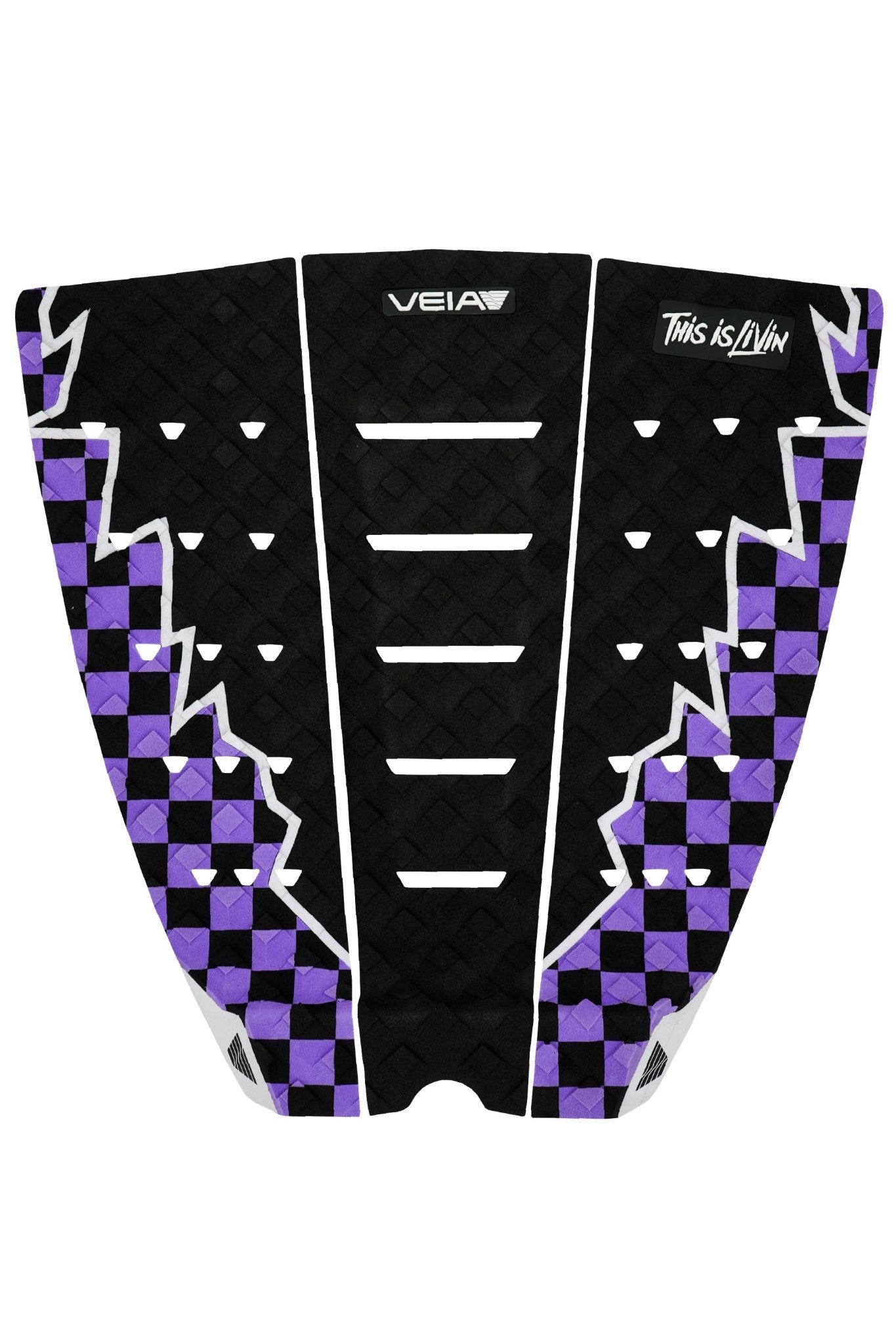 THIS IS LIVIN Explorer 3 Piece Pad - Purple Checkered/Night (For Online Purchase Only) - Must - Have for Surfers