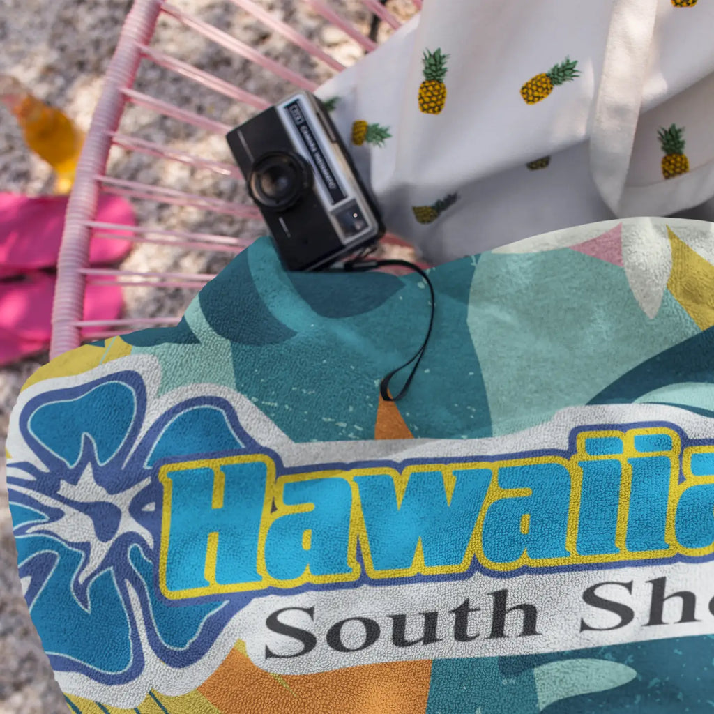 HwnSouthShore Beach Towel Floral Shop Surfing Gear