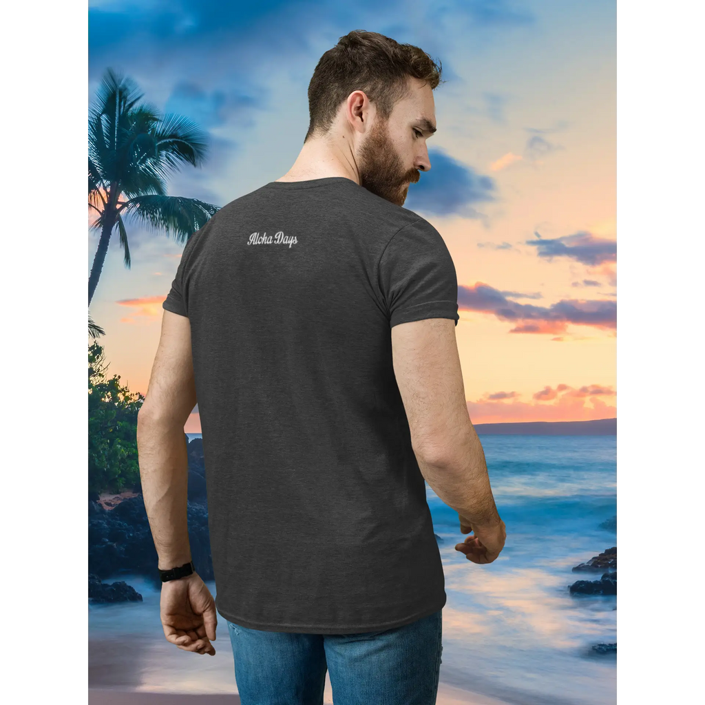 Aloha Days T-Shirt Small-Medium Black - CLOTHING