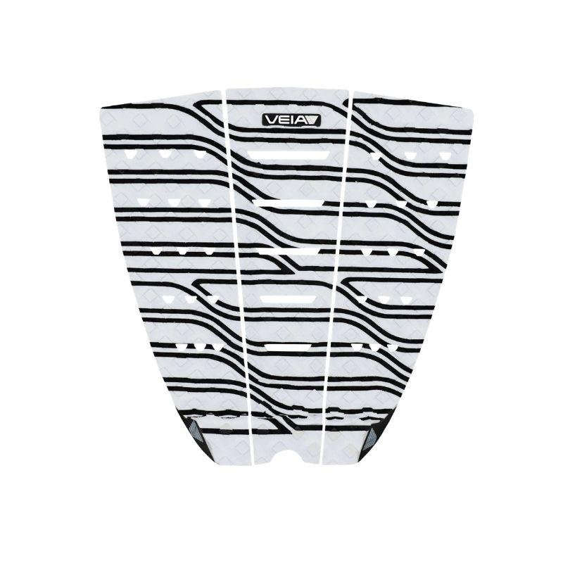 VEIA Deckpad 3 Piece Explorer Round Tail Waveform 3 Orbiter White - Must-Have for Surfers