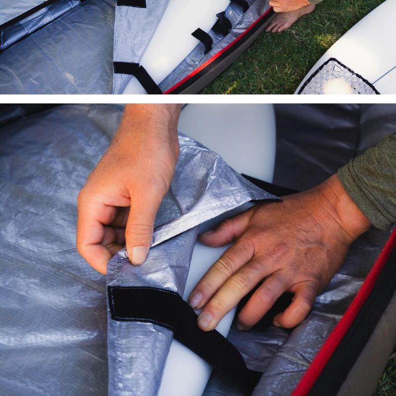 VEIA John John Florence 3/2 Convertible Travel Coffin Bag (6'0") Coyote - Must - Have for Surfers