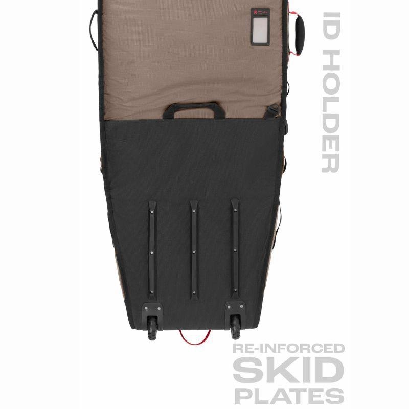 VEIA John John Florence Wheeled 3 Board Hybrid Travel Bag (6'0" - 7'0") Coyote - Must-Have for Surfers