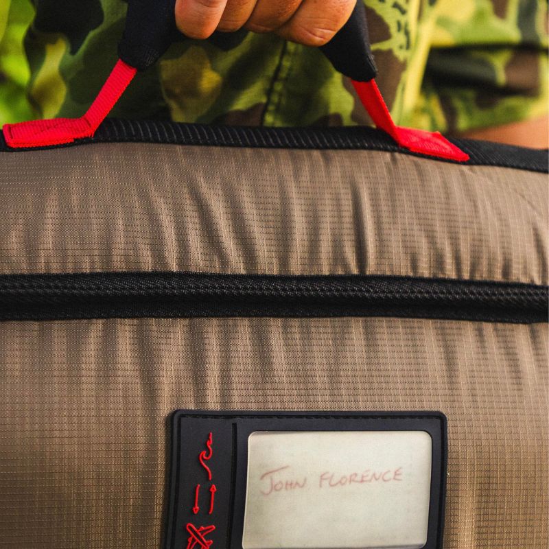 VEIA John John Florence Wheeled 4 Board Travel Bag Coyote - Must - Have for Surfers