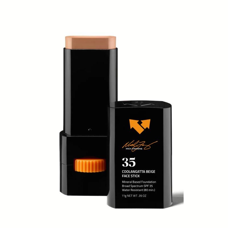 Vertra Face Stick Sunscreen SPF 35 Mick Fanning Coolangatta Beige - Must - Have for Surfers