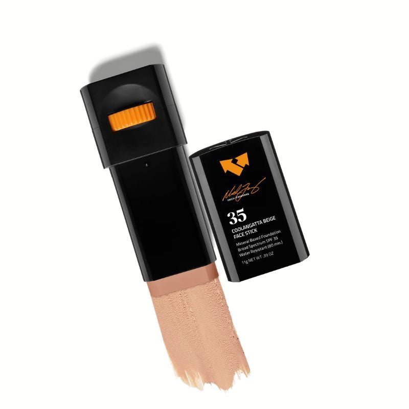 Vertra Face Stick Sunscreen SPF 35 Mick Fanning Coolangatta Beige - Must - Have for Surfers