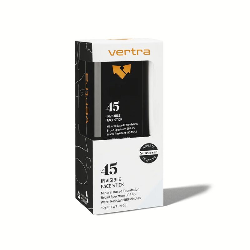 Vertra Face Stick Sunscreen SPF 45 Invisible - Must - Have for Surfers