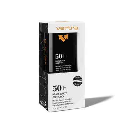 Vertra Face Stick Sunscreen SPF50+ Pearl White - Must - Have for Surfers