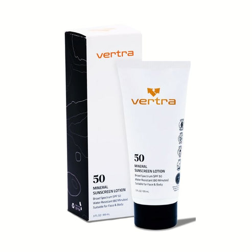 Vertra SPF50 mineral sunscreen