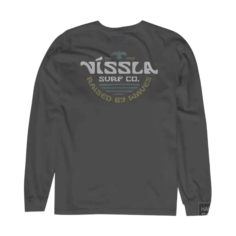 Vissla T-Shirt West Wind Men's Long Sleeves Medium-Large Phantom - CLOTHING - [Surfboards Surf Shop and Clothing Boutique Honolulu]