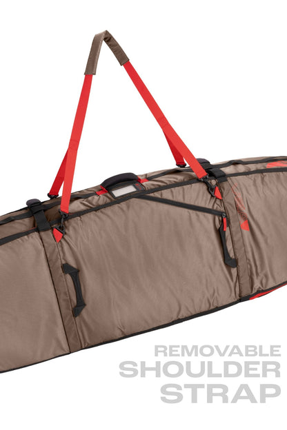 Wheeled JJF 4 Board Travel Bag - Coyote (For Online Purchase Only) - Must - Have for Surfers