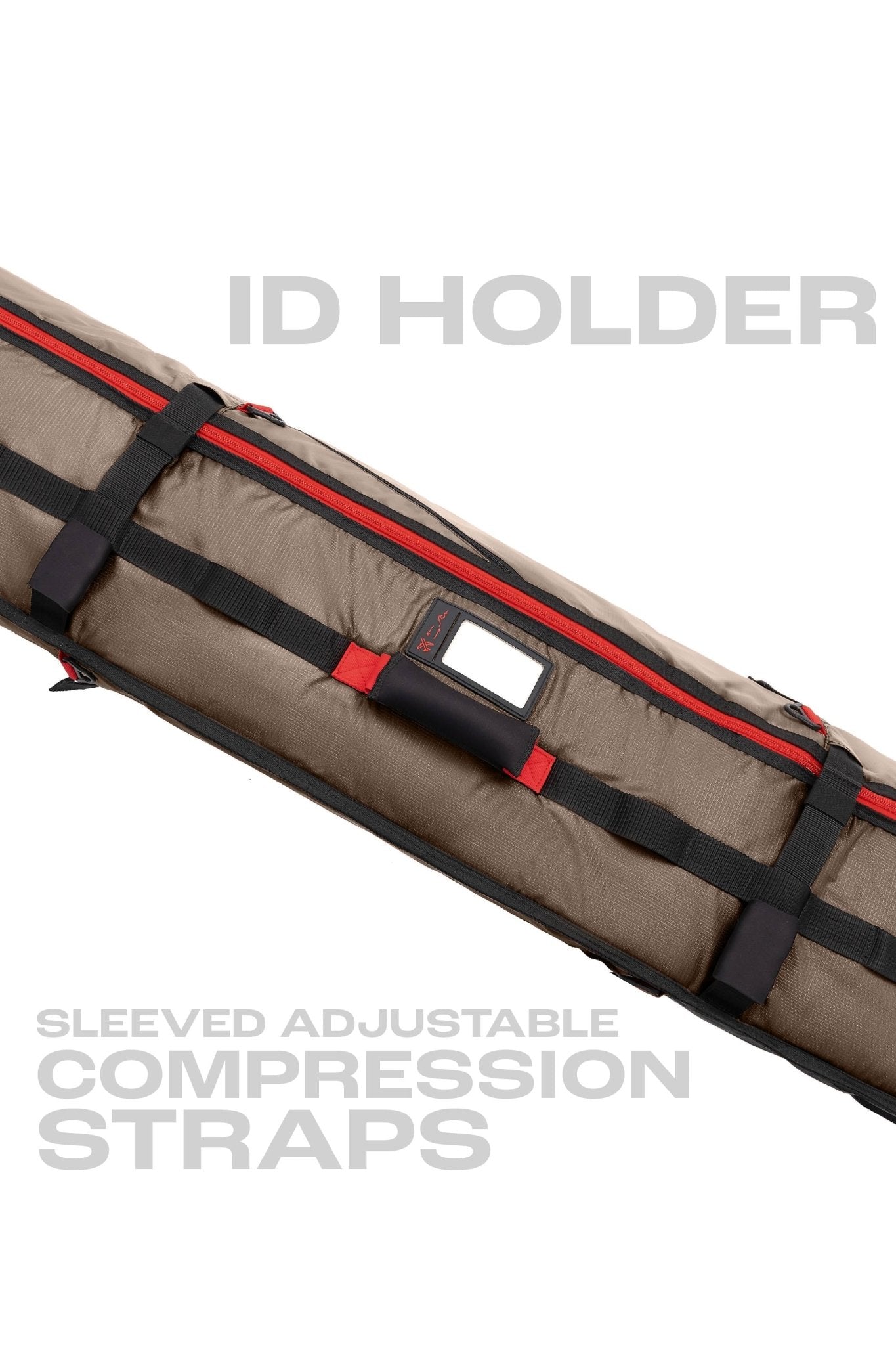 Wheeled JJF 4 Board Travel Bag - Coyote (For Online Purchase Only) - Must - Have for Surfers