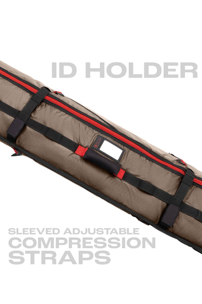 Wheeled JJF 4 Board Travel Bag - Coyote (For Online Purchase Only) - Must - Have for Surfers