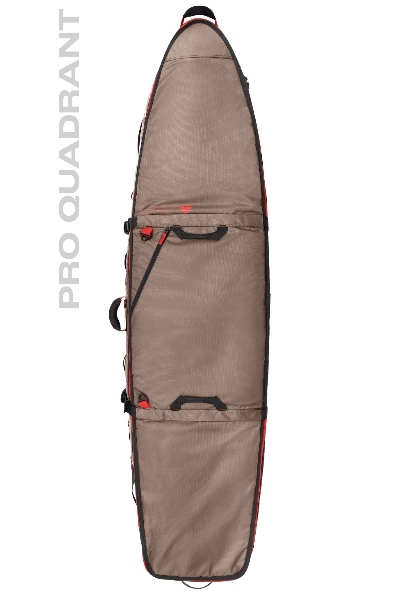 Wheeled JJF 4 Board Travel Bag - Coyote (For Online Purchase Only) - Must - Have for Surfers