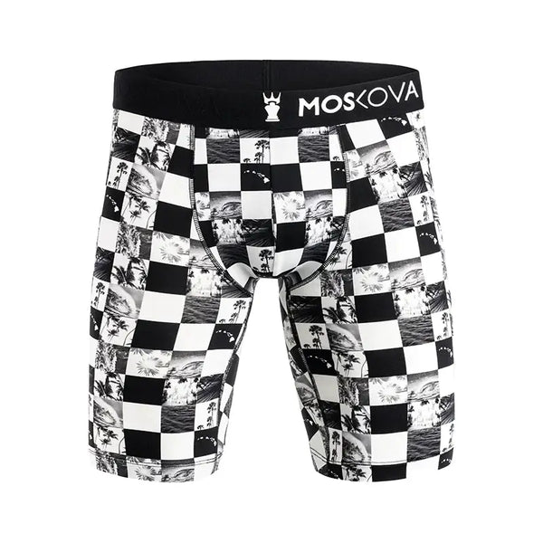 MOSKOVA BOXER/ M2S Long Polyamide - Hick Hawaiian Checker -