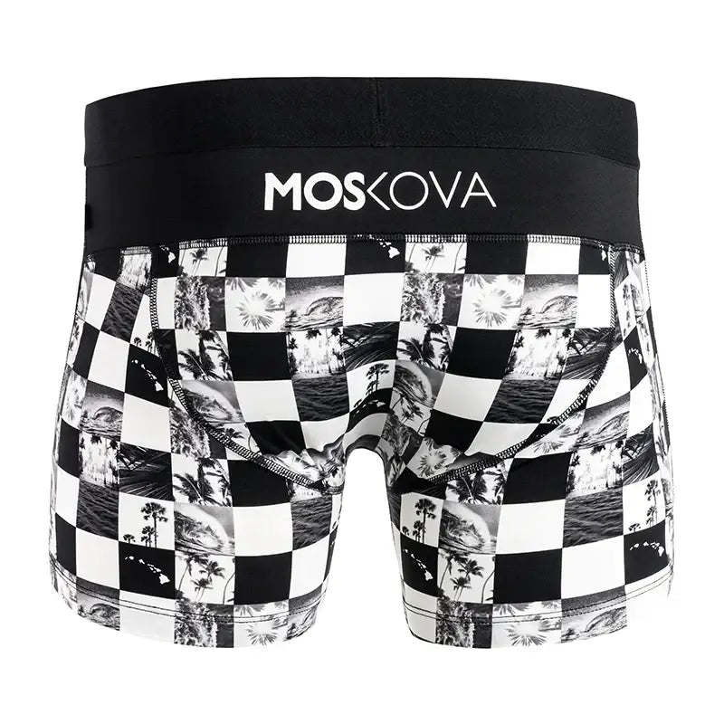 MOSKOVA Boxer M2S Polyamide - Hick Hawaiian Checker-CLOTHING/BAG-MOSKOVA-HawaiianSouthShore