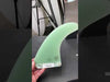 TAYLOR JENSEN//SIGNATURE CENTER Longboard Fin 6.5"-7.0"/Green Clear