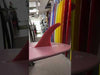 TAYLOR JENSEN Pro Flex Longboard Fin Fiberglass 7.0"-10"/Red Color
