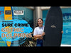 SURF CRIME GOTHIC DOLPHINS 6'6" V45 FCS Compatible Black Color